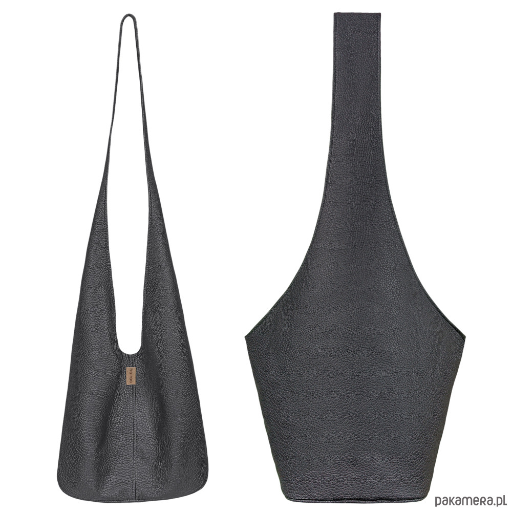 torby XXL Long Boogi Bag czarna teksturowana / hobo 4