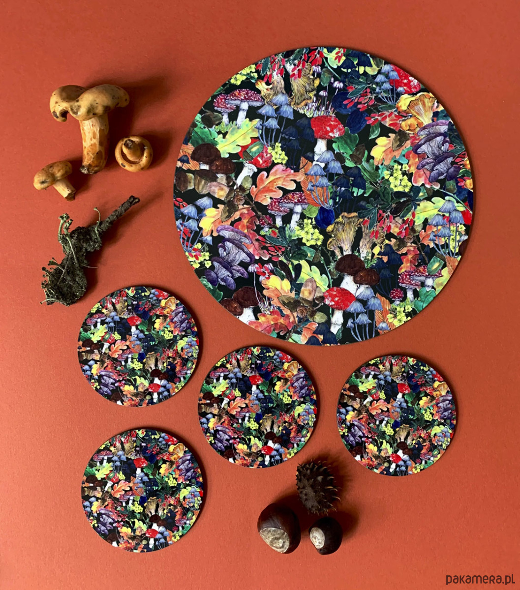 podkładki do kuchni Podkładki pod kubek - Jesień 1