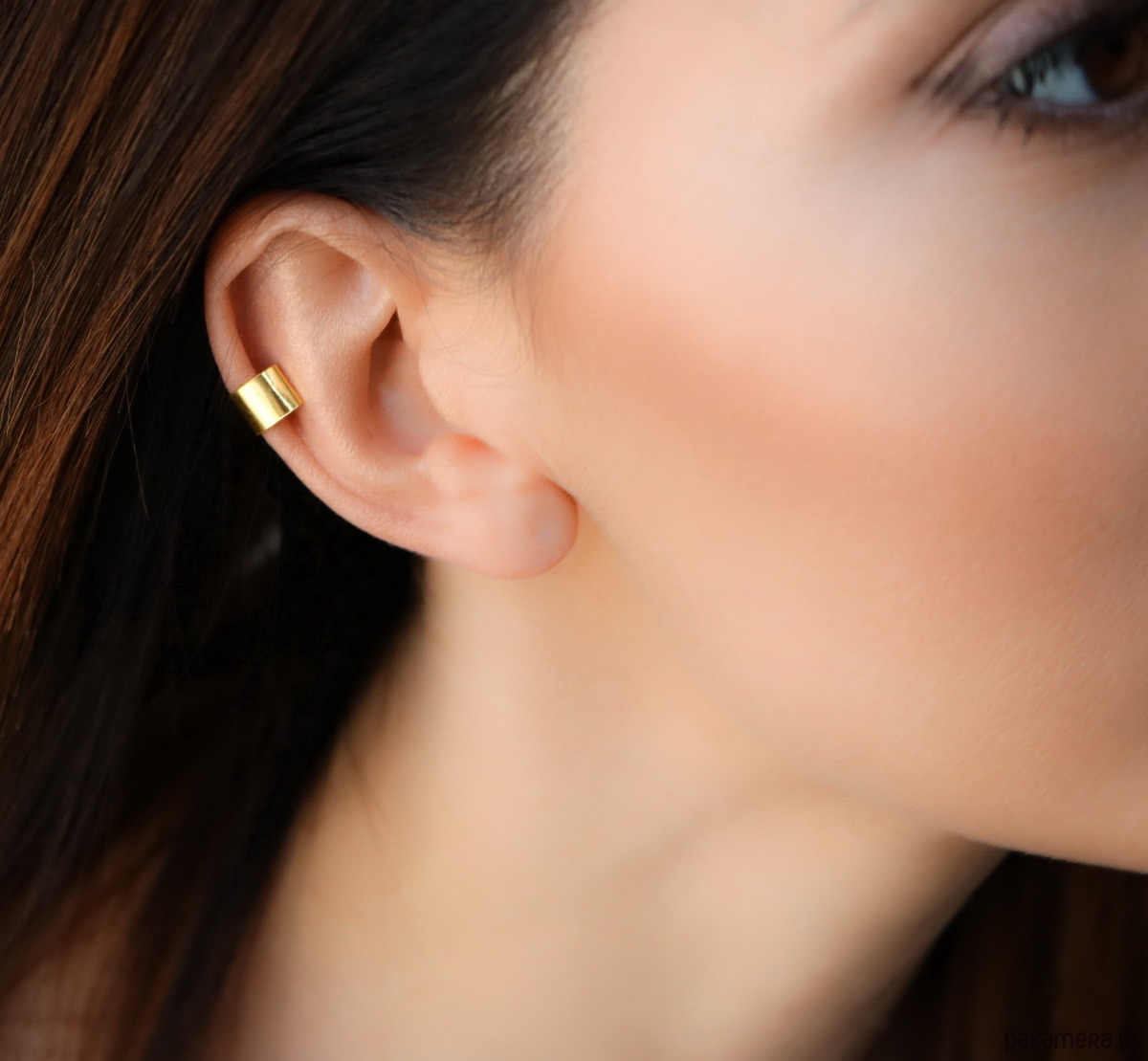 nausznice Nausznica - srebro 925 pozłacane 1