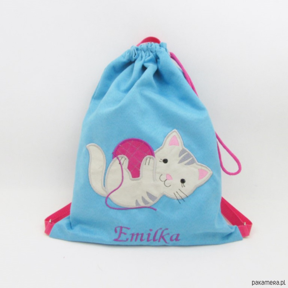 torebki, worki i plecaki dziecięce Prezent dla dziewczynki - plecak z kotkiem 5