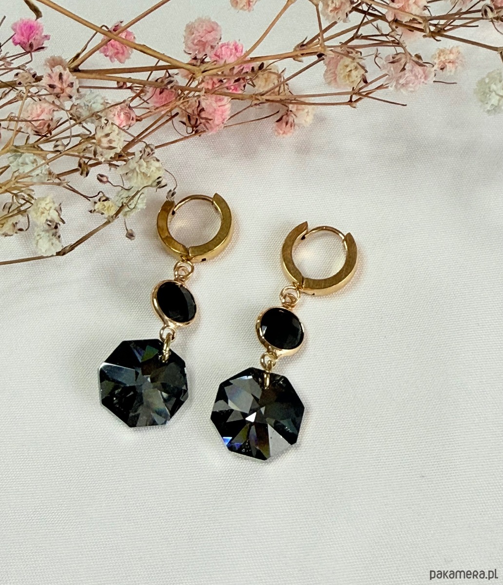 kolczyki swarovski Kolczyki z kryształem Swarovski 2