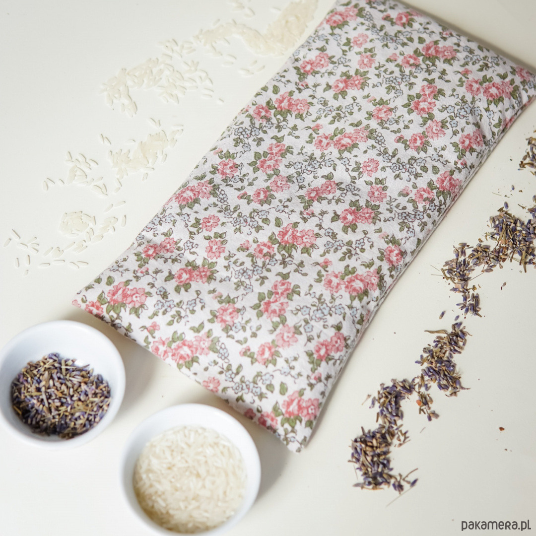 akcesoria dla niej Poduszka relaksacyjna z lawendą i ryżem 1