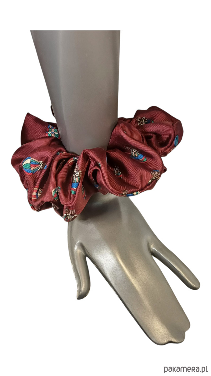 gumki do włosów Scrunchie X XL Jedwabna gumka 2