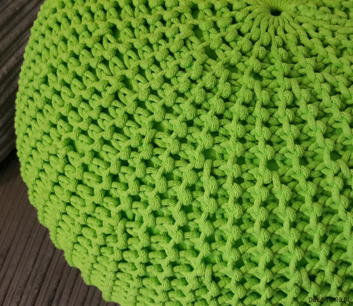 pufy do siedzenia Dziergany puf, puf, pufa, pufa na drutach 2