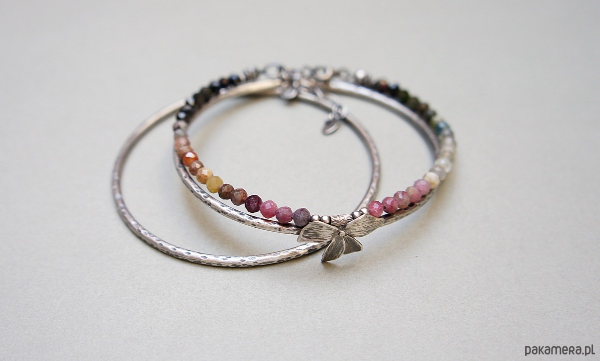 bransoletki srebrne Silver ring vol. 3 - bransoletka 4