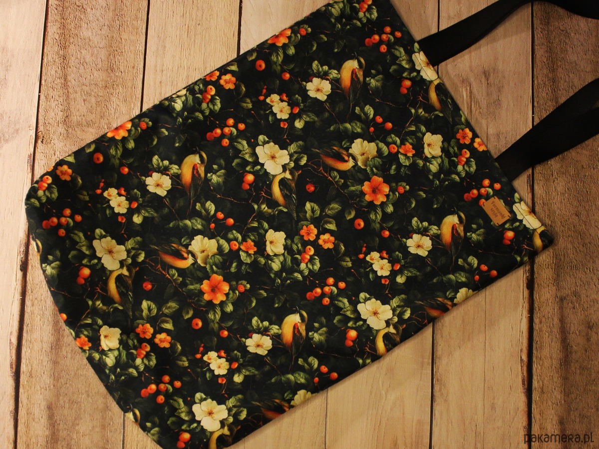 torby na ramię Torba ptaki kwiaty gil 1