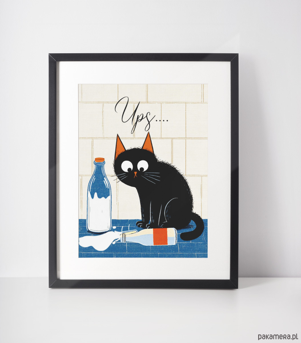 plakaty Plakat toast i koty 1
