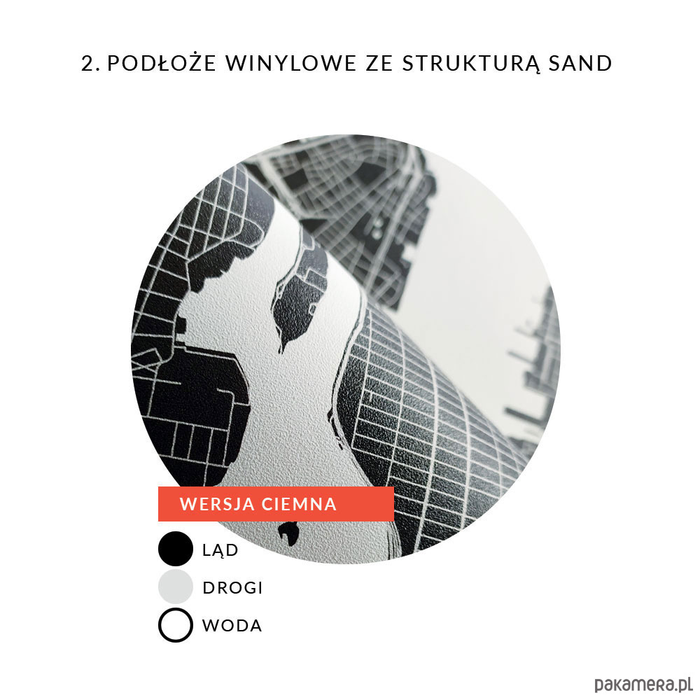 fototapeta Warszawa - fototapeta na wymiar - mapa  Warszawy 6