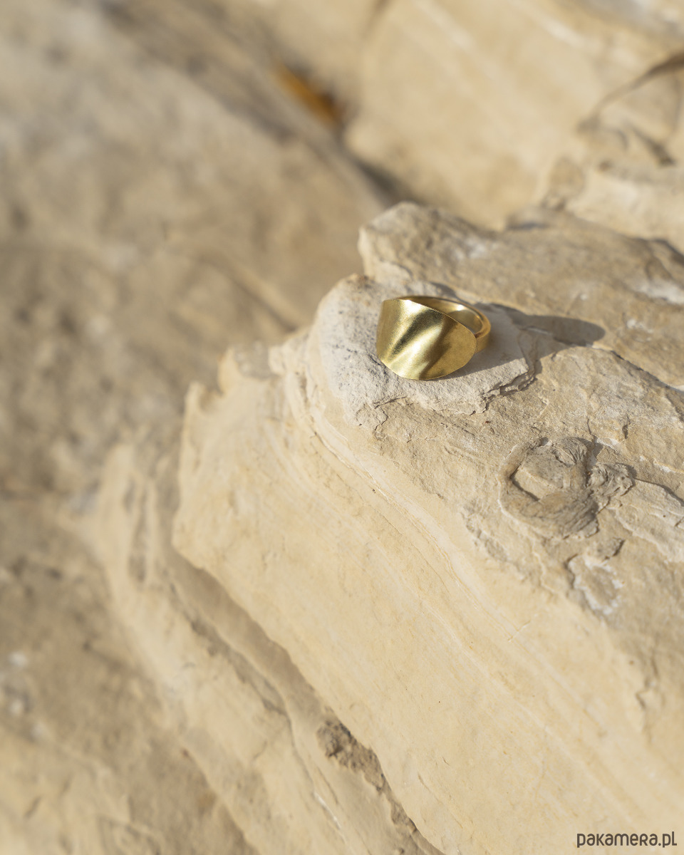 pierścionki - różne Pierścionek - sygnet PŁATKI No. 1 4