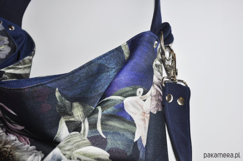 torby XXL Torba  hobo XXL - print piwonie 2