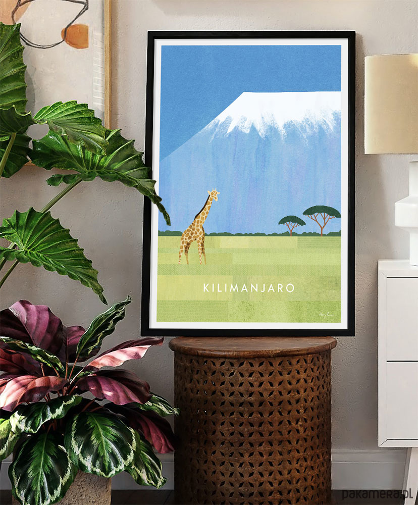 plakaty Kilimandżaro i safari - Tanzania - plakat fine art 1