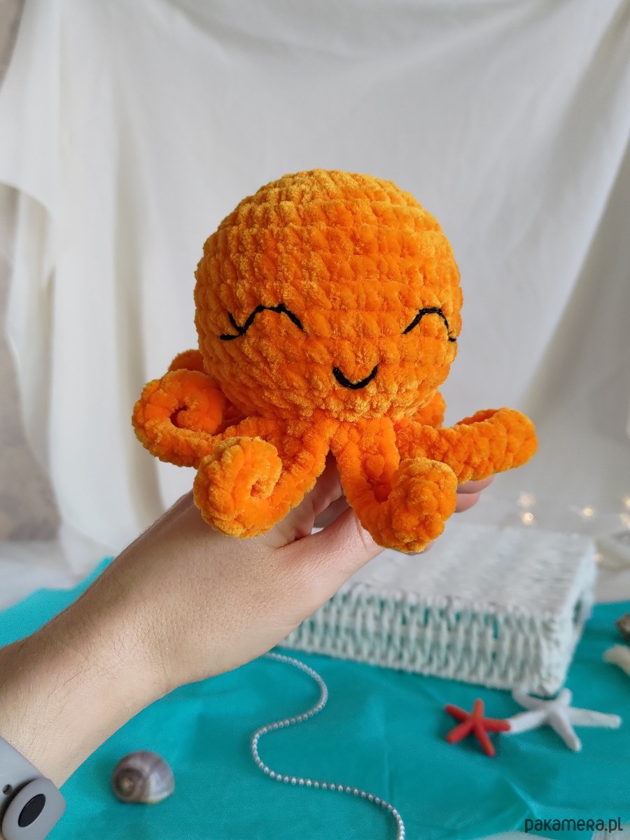 misie i maskotki Ośmiornica pluszowa, Maskotka ośmiorniczka, Prezent dla dziecka 2