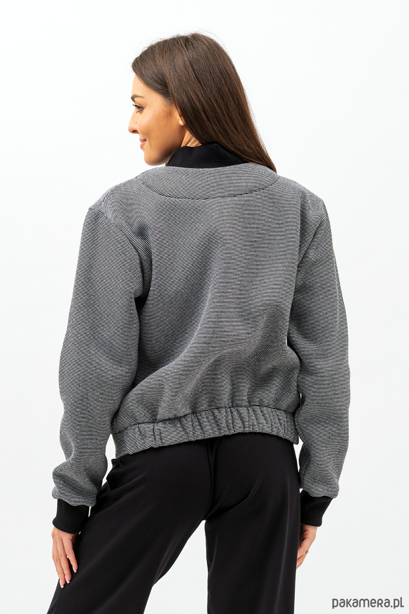 kurtki damskie Kurtka dresowa ,,HANA" w paski 2