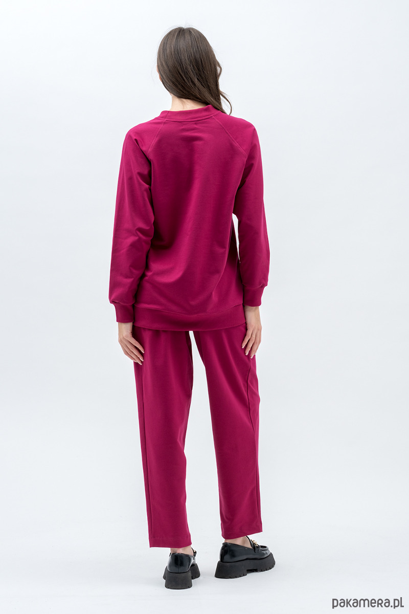 ubrania różne Komplet dresowy damskiI"ADALET" amarant 2