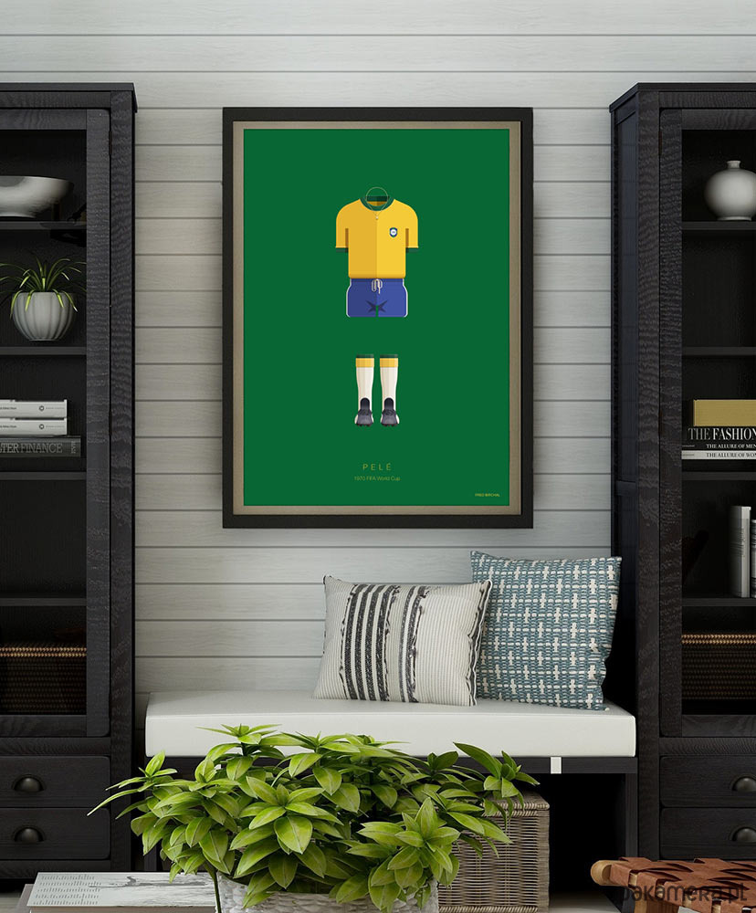 plakaty Pele - piłka nożna - plakat 50x70 cm 3