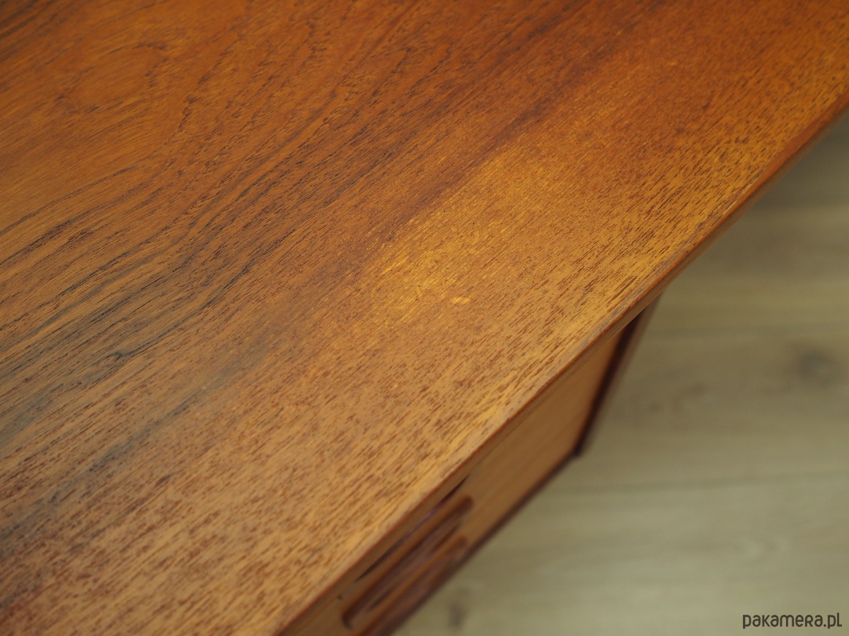 biurka Biurko tekowe, duński design, lata 70, produkcja: Dania 4