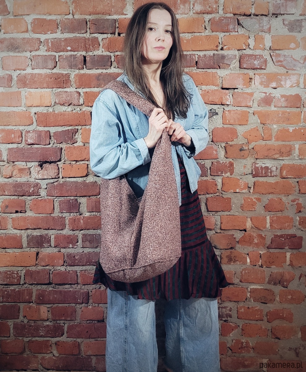 torby XXL Boogi Bag różowa torba hobo w stylu boho 1