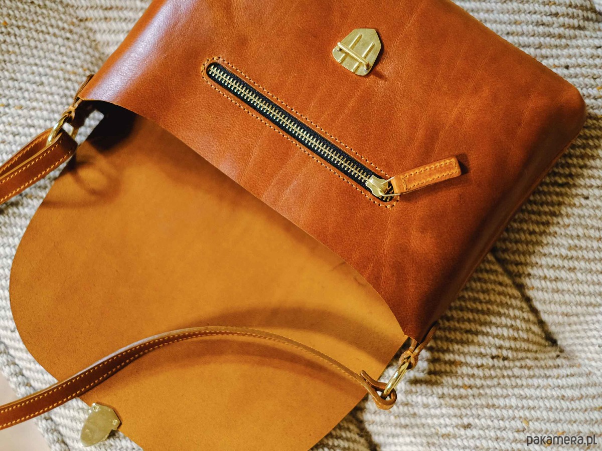 torby na ramię NUEVA torebka koniakowa 5