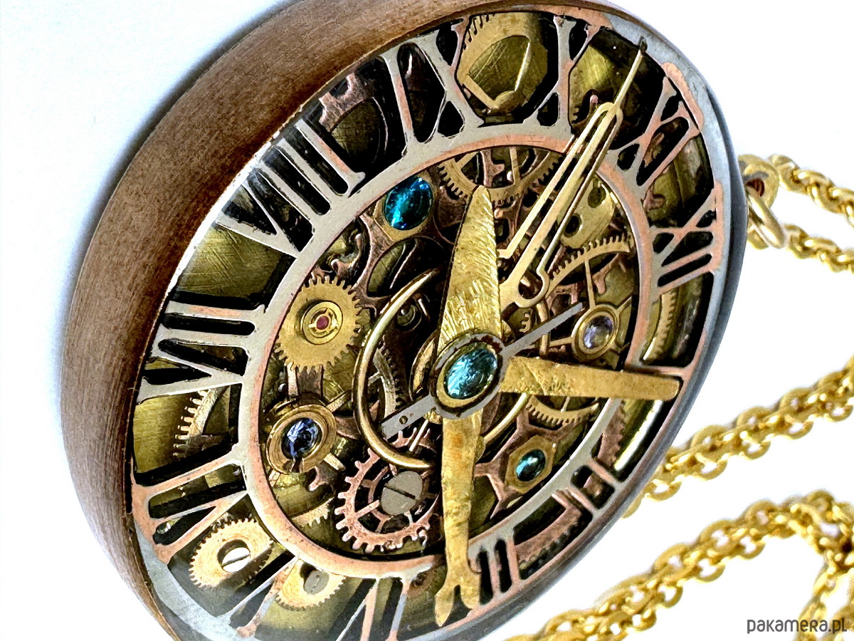 wisiory WISIOR dwustronny - STOPPED TIME- unikatowy prezent 1