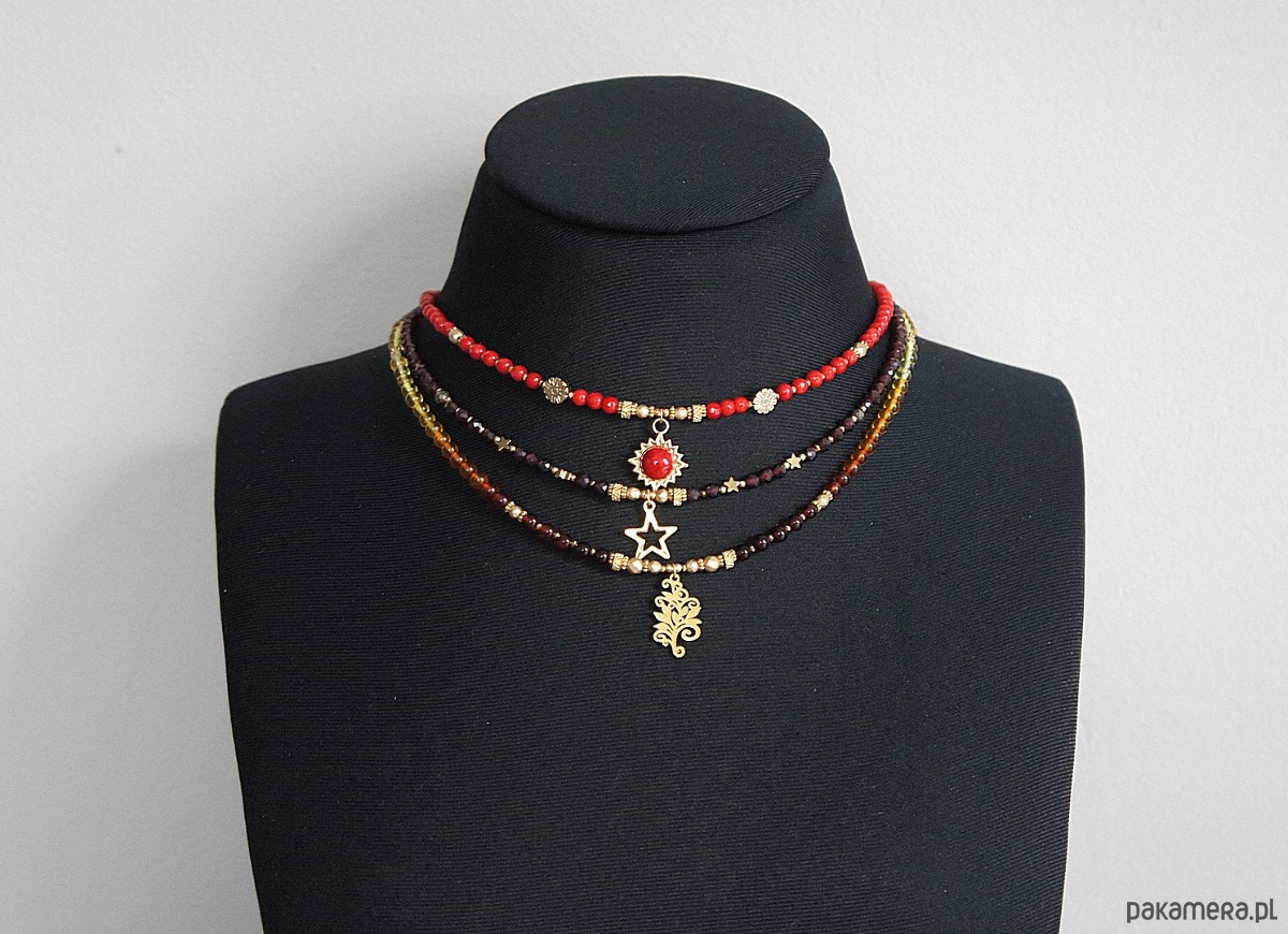 chokery Granaty choker vol. 14 /05.12.24/- Szlachetna kolekcja 1