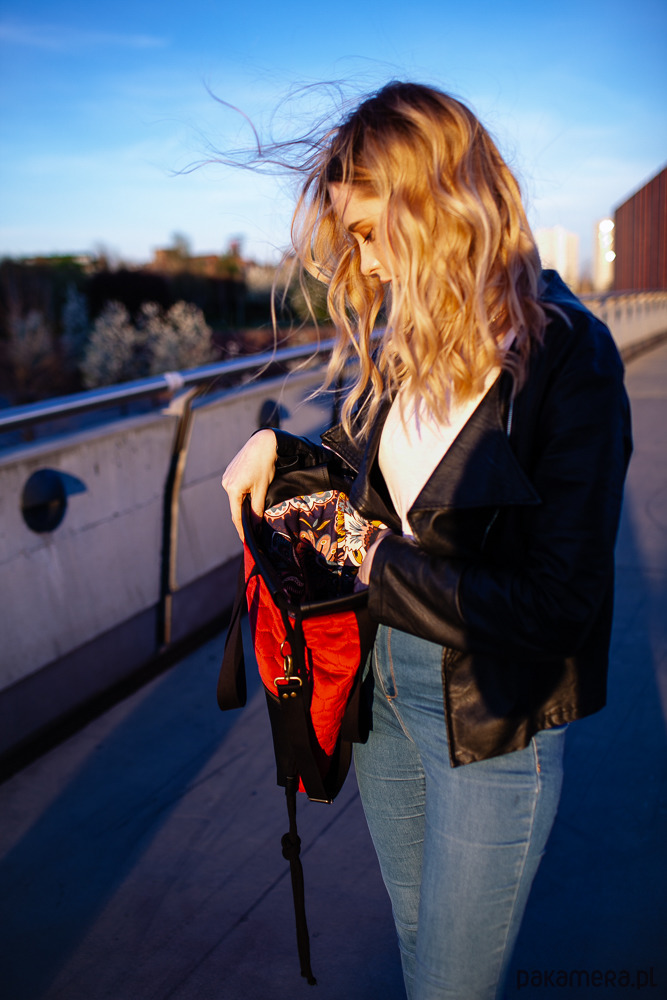 plecaki Torebkoplecak Welurowe szczęście 1