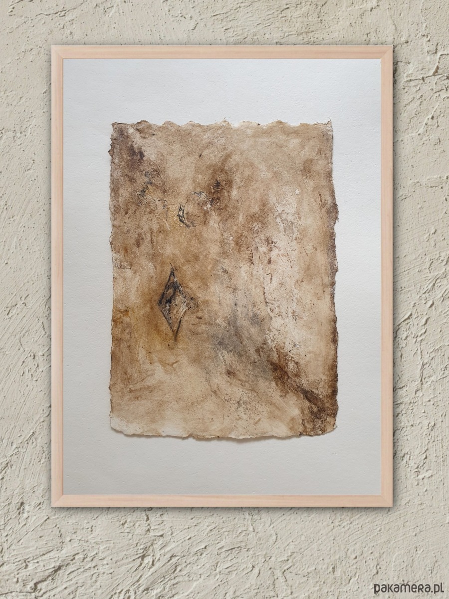 obrazy Abstrakcja wabi sabi nr 09, pigmenty ziemne, akryl 3