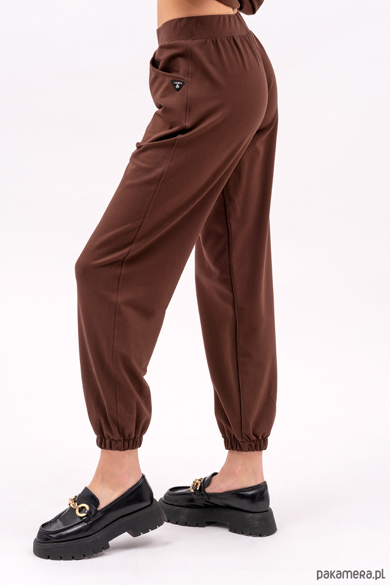 spodnie dresowe damskie Dresowe spodnie damskie ,,SEHER" czekolada 1