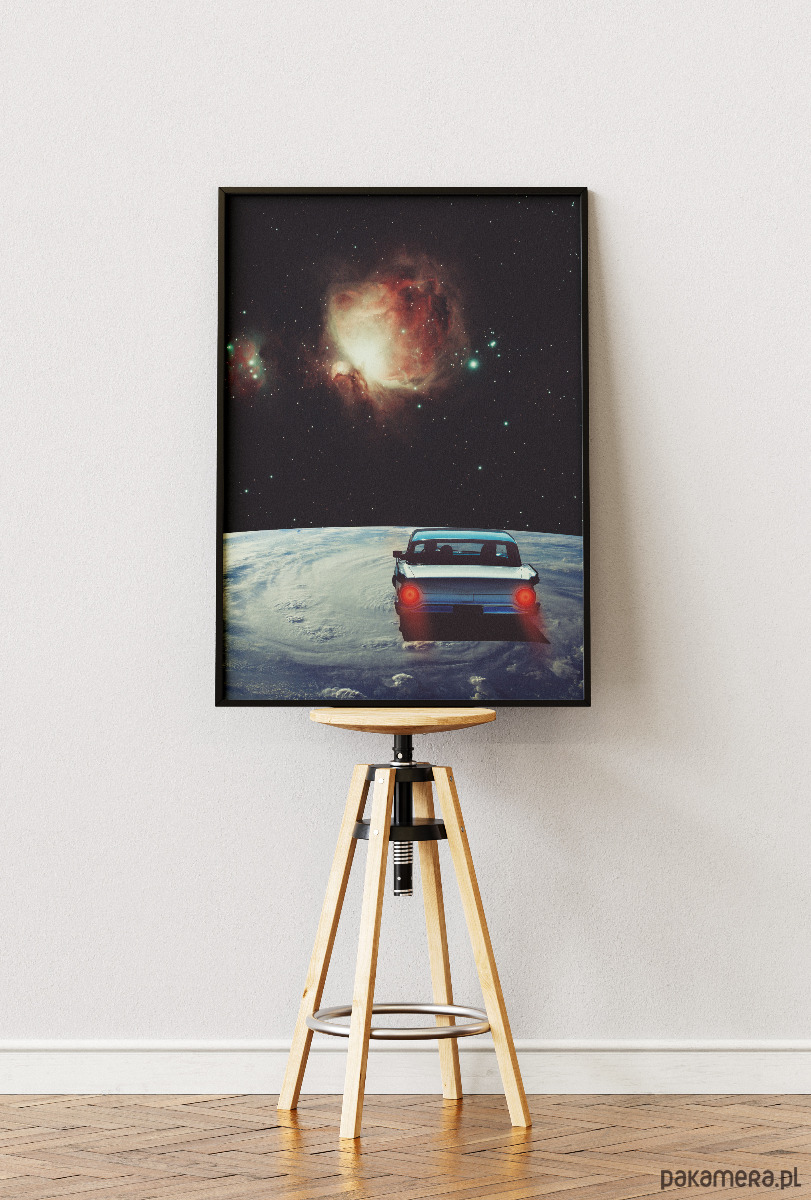 plakaty Plakat Destynacja nieznana - Kolaż Fine-art  - Autorska dekoracja ścienna 6