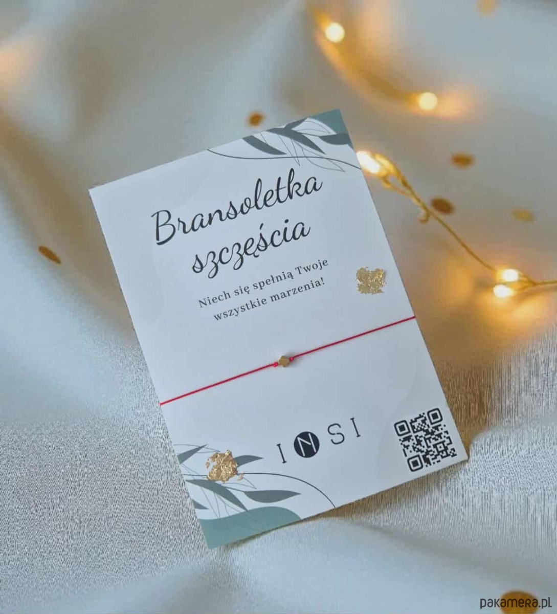 bransoletki z kamieni naturalnych Czerwona bransoletka z koniczynką z hematytu 2