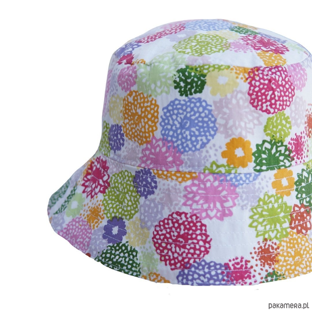 kapelusze damskie Bucket hat kolorowe kwiaty 1