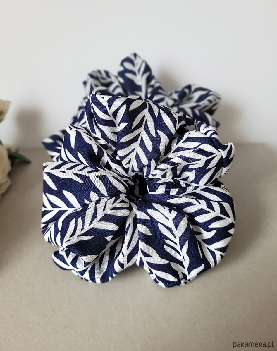 gumki do włosów Gumka Maxi Scrunchie Kłosek 2