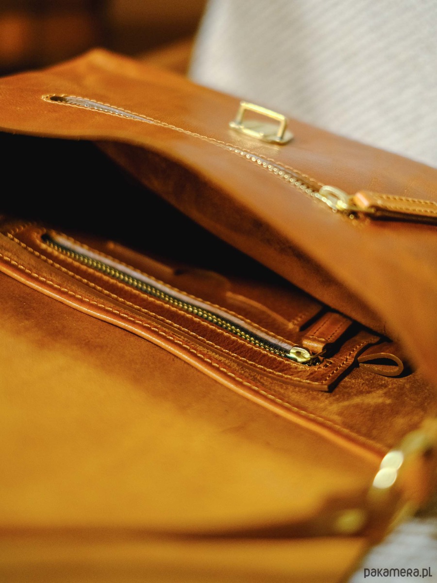 torby na ramię NUEVA torebka koniakowa 6