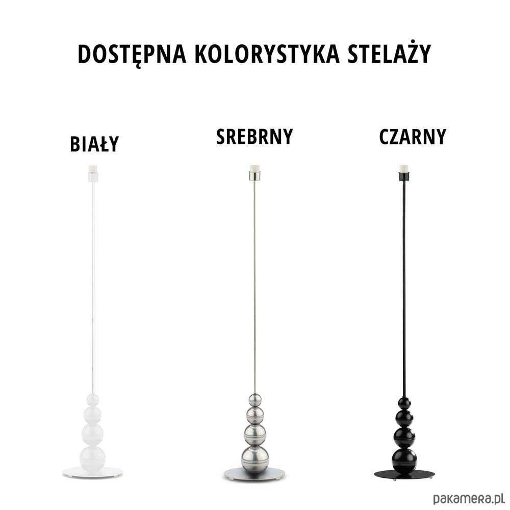 lampy podłogowe Designerska lampa stojąca do salonu ROMA ECO w stylu skandynawskim 4