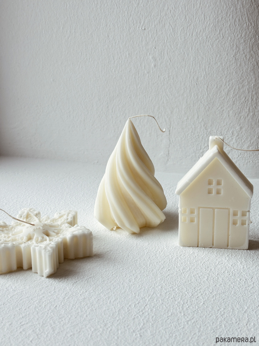 świeczniki i świece Zestaw prezentowy świec i wosku do kominka 1