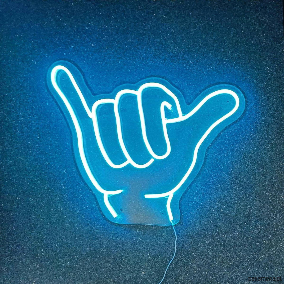 dekoracje świetlne Neon LED Shaka / Hang Loose lampa ścienna, surf vibe 1