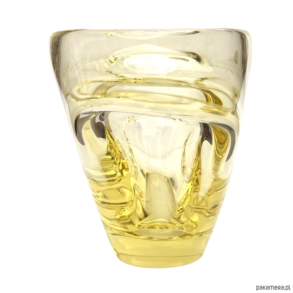 wazony Szklany wazon  proj. M. Klingera  2