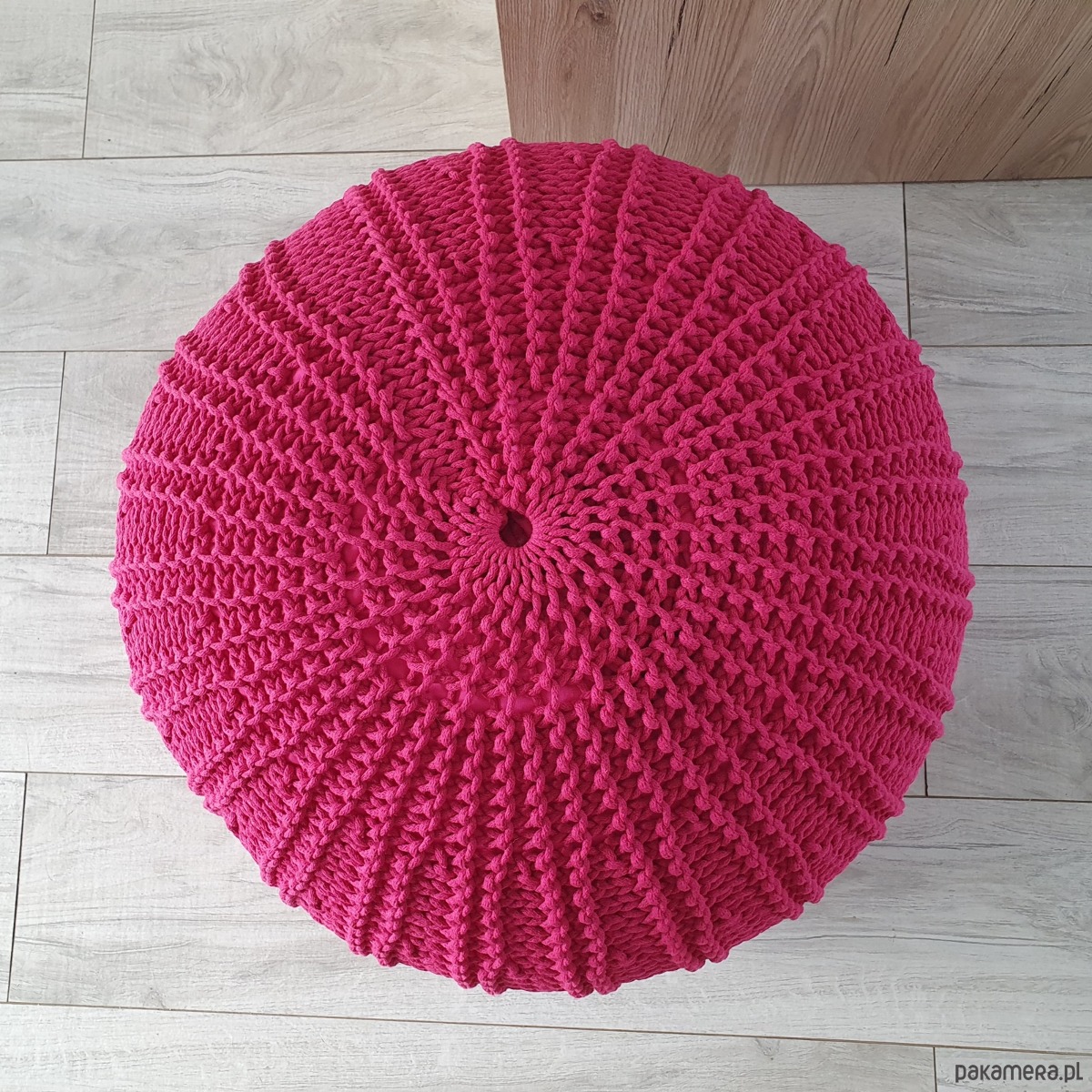 pufy do siedzenia Dziergany puf, puf, pufa, pufa na drutach 3