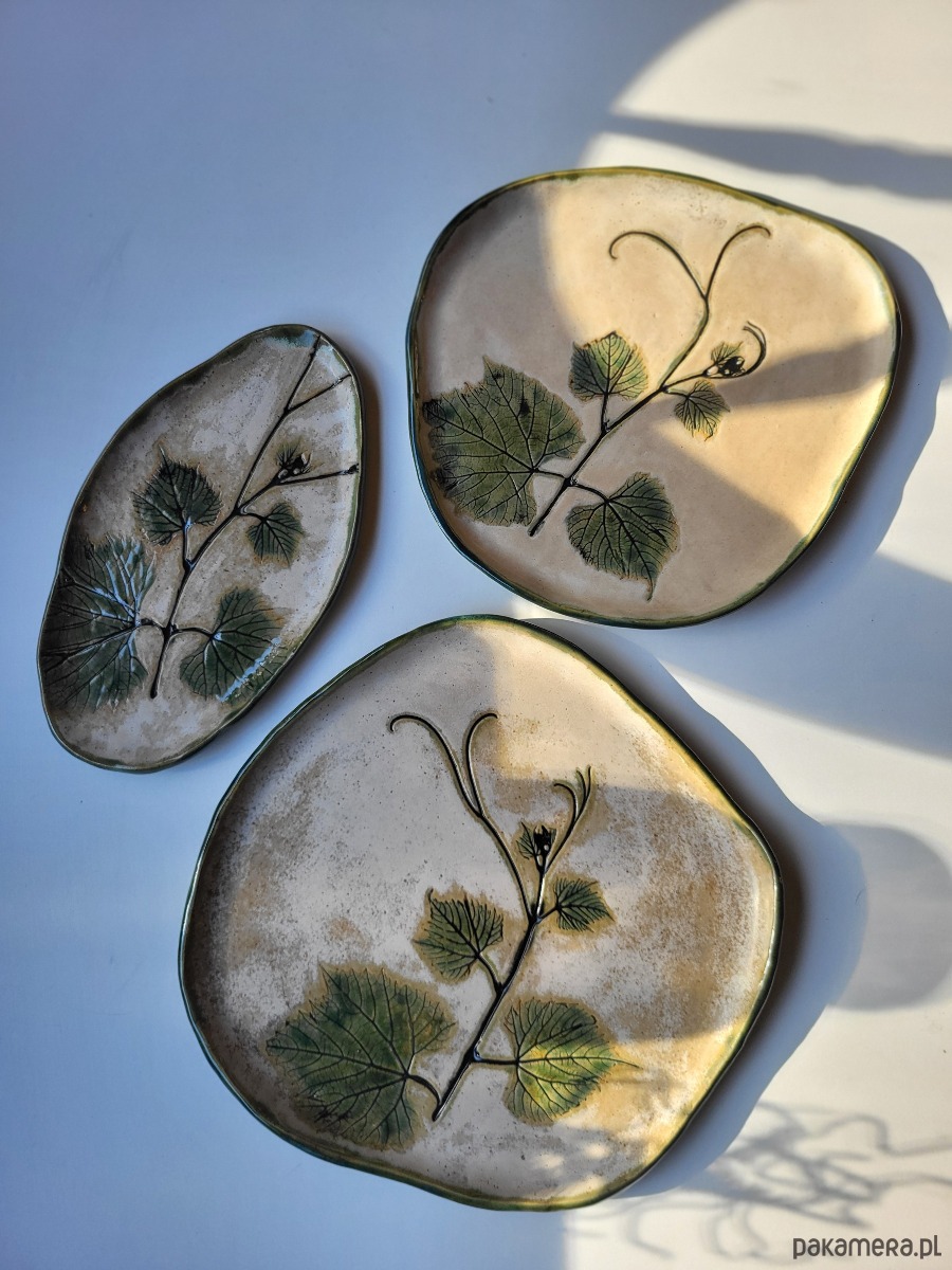 patery i talerze Ceramiczny zestaw do serwowania 4