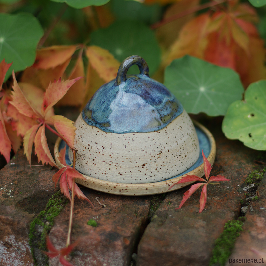 kuchnia - różne Maselniczka niebieskości 2