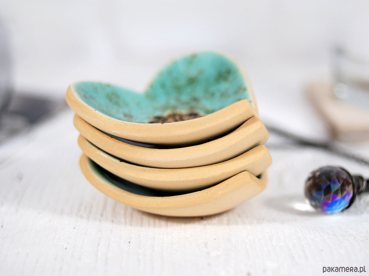 pojemniki na biżuterię Ceramiczna miseczka na biżuterię - boho 5