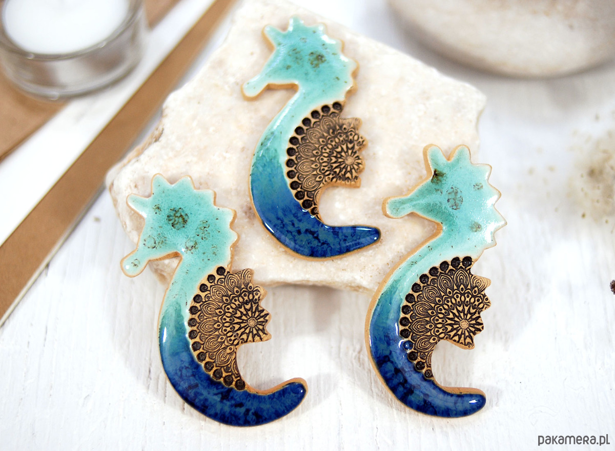 magnesy Ceramiczny konik morski -  magnes na lodówkę 5