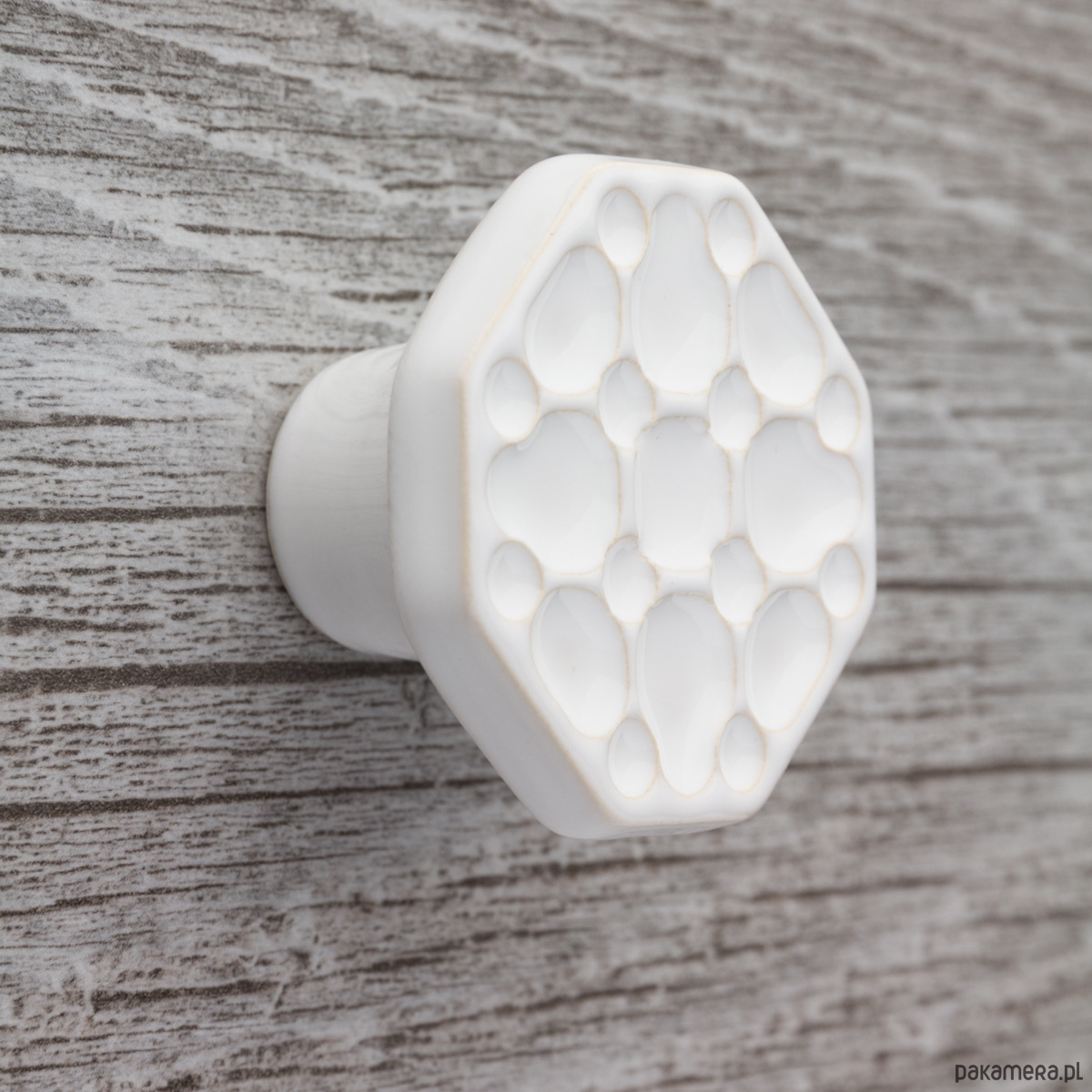 gałki do mebli Gałka do mebli biała wz.11 1
