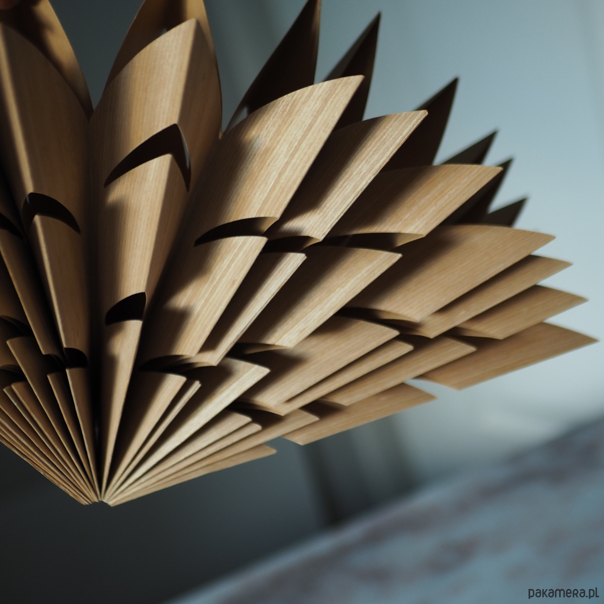 dodatki - różne Gwiazda papierowa- imitacja drewna, 40cm 3