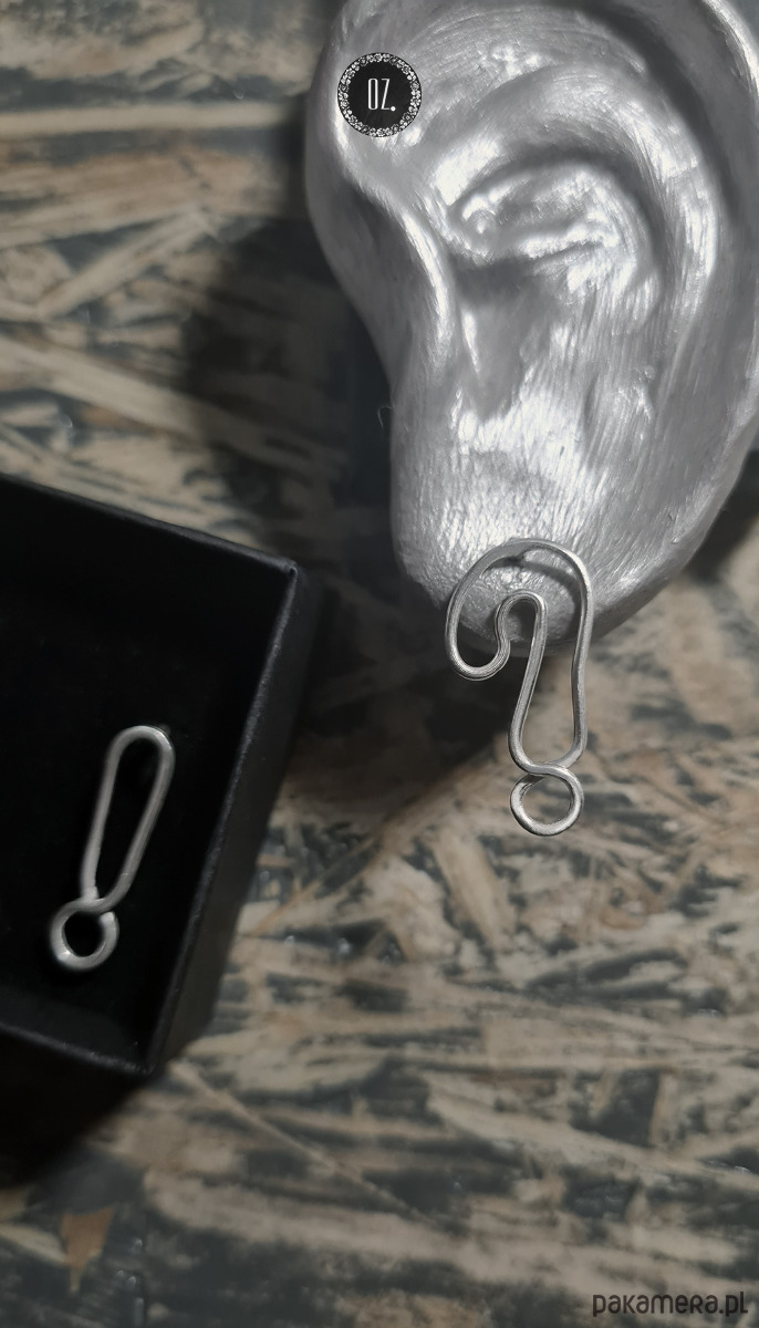 kolczyki srebrne Kolczyki małe pytajniki srebrne sztyfty 3