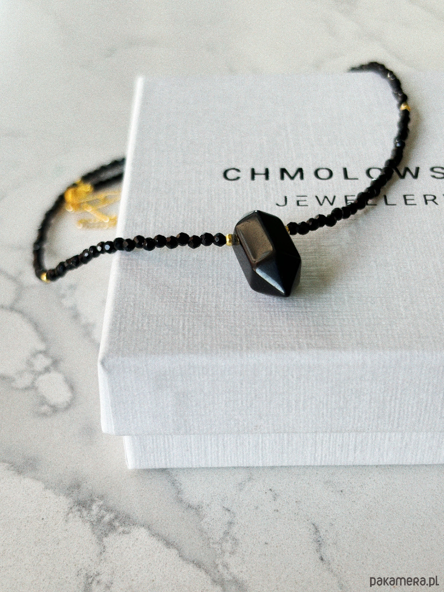 komplet biżuterii Komplet naszyjnik i bransoletka z onyksu 8