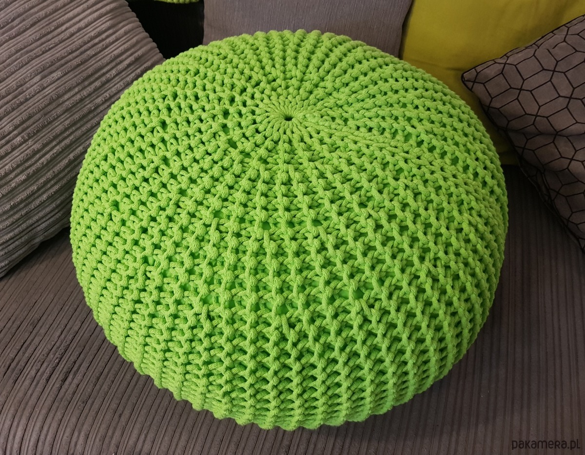 pufy do siedzenia Dziergany puf, puf, pufa, pufa na drutach 3