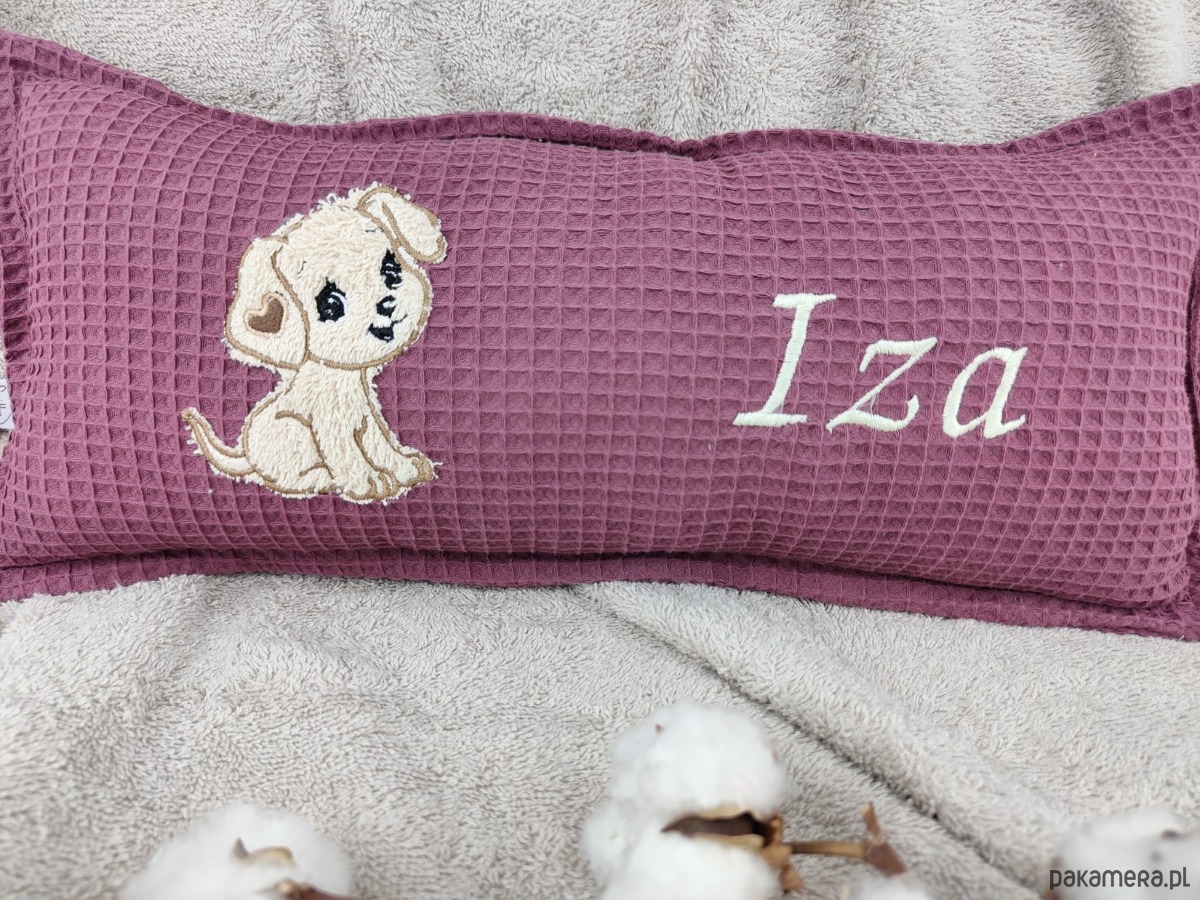poduszki do pokoju dziecka Personalizowany prezent dla dziecka - imienna poduszka z pieskiem 2