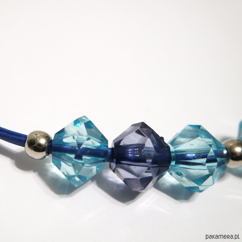 korale Naszyjnik - Niebieski, granatowy 3