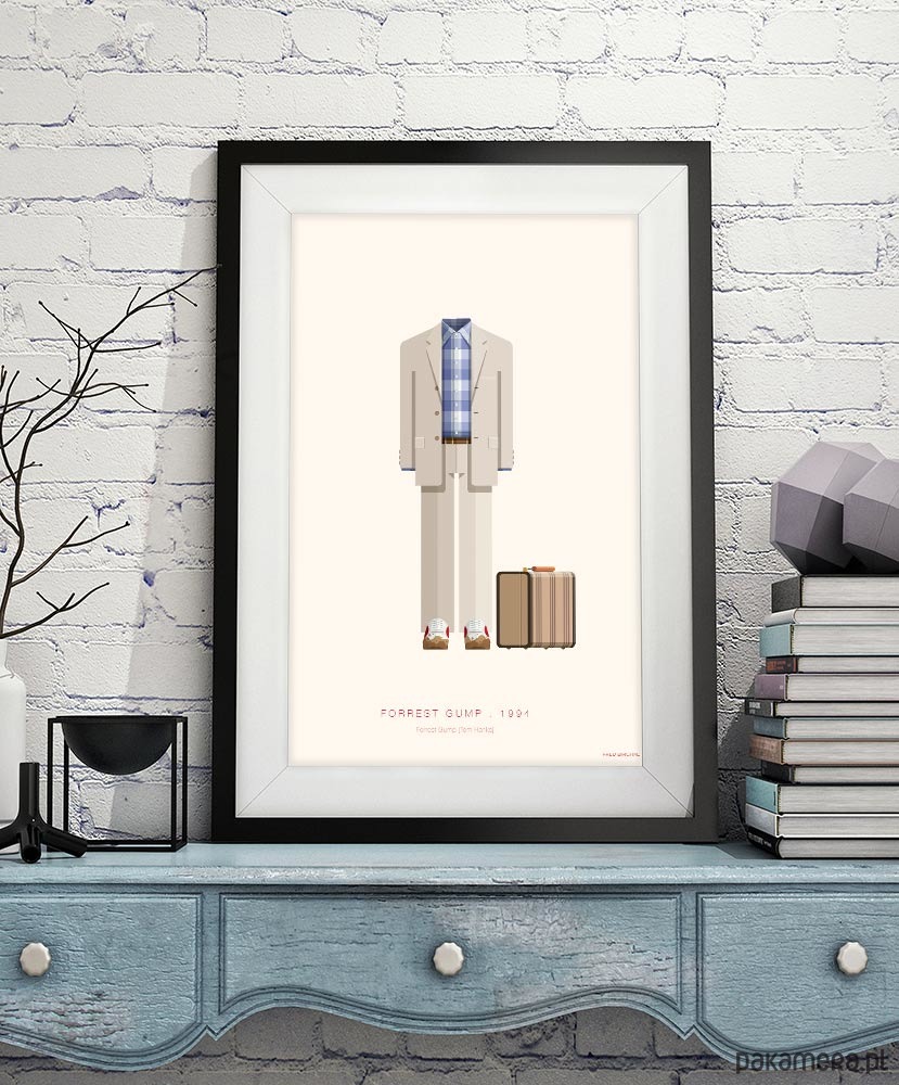 plakaty Forrest Gump - plakat 50x70 cm fine art 1