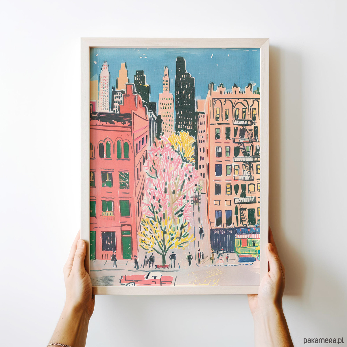 plakaty Ulice Nowego Jorku - plakat ilustracja grafika 4